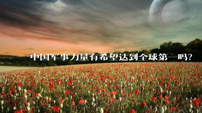 中国军事力量有希望达到全球第一吗？
